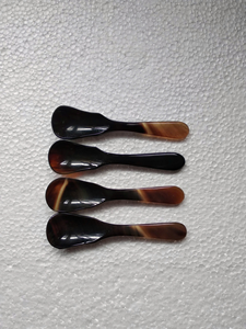 Elegant Customizable Mini Horn Spoon Bowl <b>Set</b> Sustainable Buffalo Horn Classic Home Collection Vietnam for <b>Parties</b> Restaurants - Product Image 2