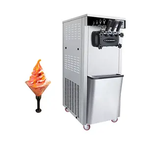 (MK-618DB)18-25L/hour soft ice cream machine price best mobile maker cheap ice-cream cone making machines cart for sale