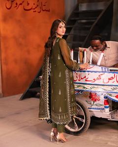 Vestido Formal de Trabajo para Mujer, Moderno, de Excelente Calidad, Último Modelo 2025-2026, Salwar Kameez de Algodón para Fiesta 01230 - Product Image 2