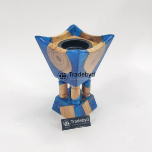 Tradebyd Handmade Wood Bakhoor <b>Burner</b> Aromatic Luxury <b>Oud</b> Incense Holder with Pine for Modern Home Decor - Product Image 4