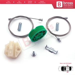 Kit de réparation de lève-vitre électrique BWR5383 arrière droit ou gauche pour Omega B V94 1994-2003 4/5 portes 90520249 90520250 - Product Image 4