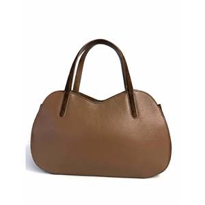 Structured <b>Handbag</b> in Genuine Dollaro and Suede Leather - Made in Italy - Art. 26126 - Product Image 4