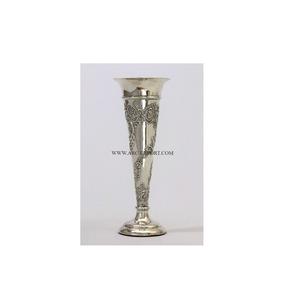 Floreros de aluminio pulido espejo hecho a mano con centros de mesa de calidad superior que decoran la trompeta del piso de la boda - Product Image 1