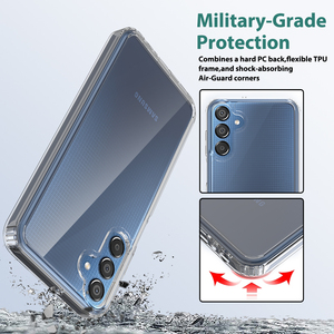 2024 nóng bán thả kháng trong suốt rõ ràng <span class=keywords><strong>Cover</strong></span> quay lại trường hợp điện thoại cho Samsung M15 Chống Xước Chống Vàng Trường hợp điện thoại - Product Image 5