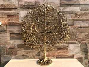 Árbol de latón abstracto, Decoración de mesa de metal, estilo de decoración para el hogar y la fiesta de Arte Industrial, agrega un aspecto extra a tu espacio - Product Image 3