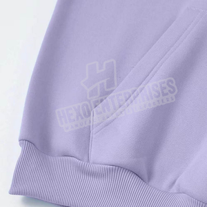 2025 sweat à capuche personnalisé pour femmes solide couleur unie respirant doublé tenue décontracté 100% coton bas quantité minimale de commande saison d'hiver avant Logo Position - Product Image 4