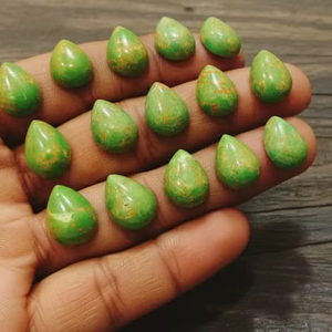 พลอยเทอร์ควอยซ์ทรงหยดน้ำคุณภาพ AAA แบบหลวม สำหรับทำเครื่องประดับ - Product Image 4