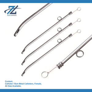 Catéter Catéteres de metal de 15cm, fabricante de instrumentos quirúrgicos básicos de acero inoxidable hembra Pakistán - Product Image 2