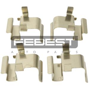 Set di clip per freni a disco FEBEST (0403-CYR) - Product Image 1