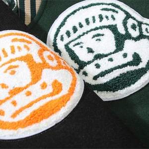 Chaqueta universitaria de lana personalizada de alta calidad para hombre, chaqueta de béisbol de invierno con parche bordado de chenilla con cuello, venta al por mayor - Product Image 3