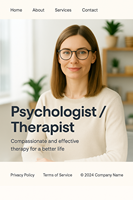 Psicólogo profesional o terapeuta Diseño de sitios web Expertos web asequibles que ofrecen una presencia en línea confiable y efectiva