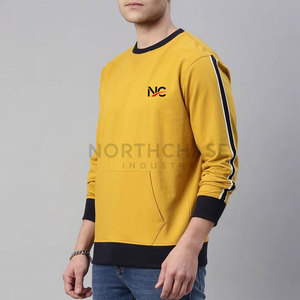 Sweat-shirts personnalisés pour hommes, en polyester/coton, molleton épais, surdimensionnés, pour l'hiver, pour adultes - Product Image 4
