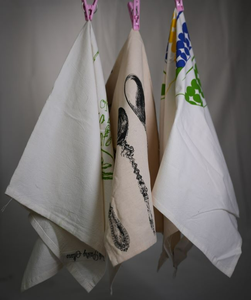 OEM Custom Printed Logo 100% Organic Cotton <b>Tea</b> <b>Towel</b> Kitchen Flour Sack Breathable Soft Eco-Friendly Home Textiles Inspired - Product Image 5