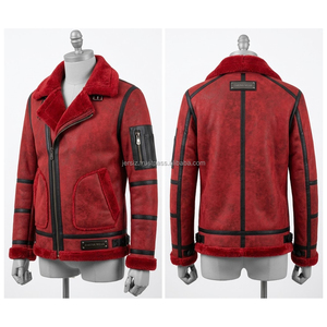 Veste de moto en laine et viscose pour homme, best-seller de l'hiver, fabriquée par un fabricant professionnel, de qualité supérieure, réversible et imperméable - Product Image 6