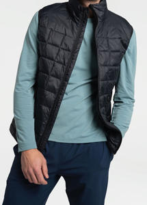 Vente en gros Gilet matelassé élégant pour hommes, vêtements d'extérieur légers et chauds isolés pour l'hiver, imperméables avec logo personnalisé - Product Image 3