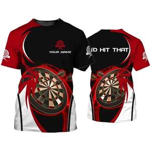 Unique Cool New Customized Name <b>Dart</b> Polo Shirts Men Women Improve Accuracy Short Sleeve Button Shirt - Product Image 4