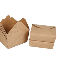 Cajas de Papel para Comida Rápida al por Mayor, Personalizadas, en Oferta, para Llevar Arroz, Estilo KFC, Pollo Frito Francés