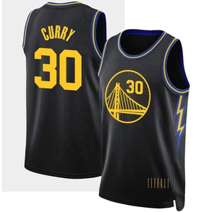 Maillot de basket-ball unisexe doré 2022 à manches courtes, design imprimé, tissu respirant, couleur et logo personnalisables, séchage rapide, taille plus - Product Image 2