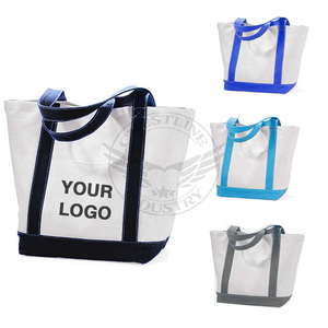 Custom Brand Logo Custom Printed Blank Sublimation Nylon Tote <b>Bag</b> with Pocket Color Handle Travel Shopping Four Seasons Use - Product Image 4