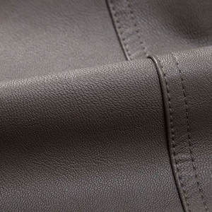 แจ็คเก็ตหนังผู้ชายมีสไตล์ พร้อมซิปด้านหน้าและปกตั้ง สำหรับใส่ลำลองและสตรีทแวร์ แจ็คเก็ตฤดูหนาวสำหรับผู้ชาย - Product Image 6