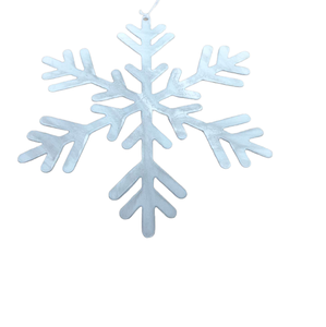 Fer métal suspendu flocon de neige pour la maison et les décorations de noël fumée pierre fini utilisation pour décoratif à la main - Product Image 4