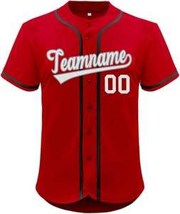 Gran tendencia personalizada béisbol Jersey cosido personalizado deportes uniforme para hombres mujeres Niño para Softball cómodo OEM - Product Image 2