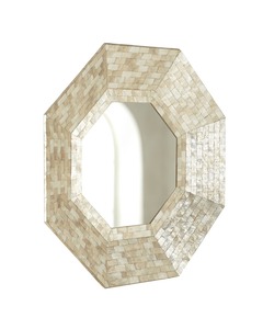 Miroir en coquillage Capiz de style naturel du fournisseur certifié Vietrustic pour la décoration de la maison et du bureau certifié pour l'authenticité - Product Image 2