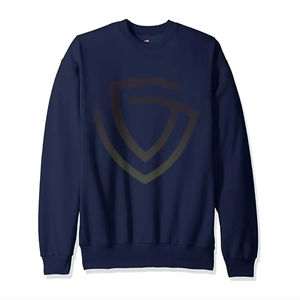 Sudadera con Capucha y Cuello Redondo, 100% Algodón, Felpa Ecológica, Unisex, Otoño, Impresión Digital, Logotipo Frontal Sólido, Servicio OEM, Sudaderas con Capucha Altas - Product Image 1