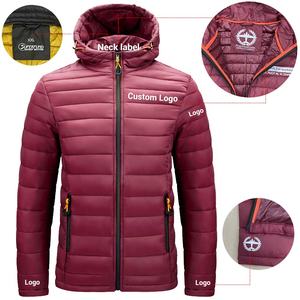 Veste matelassée d'hiver pour homme à col montant, respirante, coupe-vent, logo frontal, rembourrage, grande taille, livraison DDP - Product Image 6