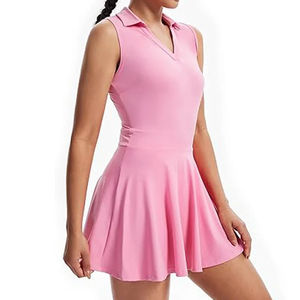 Vestido de Tenis Cómodo de Nailon y Elastano, Ligero, Transpirable y Elástico para Mujer, Diseño Personalizado - Product Image 2