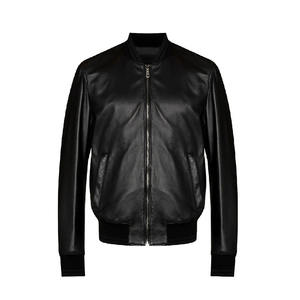 New Premium Quality Men's Leather Jackets Hot Sales <b>Factory</b> Made Personalized logo for Men's Leather Jackets - Product Image 1