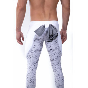 Latest Design OEM Men <b>Leggings</b> High Waist Yoga Pants Fitness Wear breathable soft light weight Men <b>Leggings</b> for casual use - Product Image 3