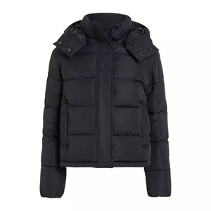 Women Cropped Breathable <b>Jackets</b> Puffer Puff <b>Jackets</b> for Winter Zipper Up Coats Custom logo Girl's Warm Sleeveless Solid <b>Jackets</b> - Product Image 3