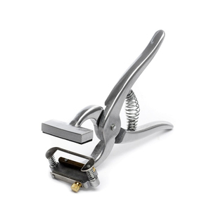 Pince à tatouer vétérinaire durable, outil personnalisé avec logo pour animaux et bétail, utilisation professionnelle pour l'identification et le marquage - Product Image 2