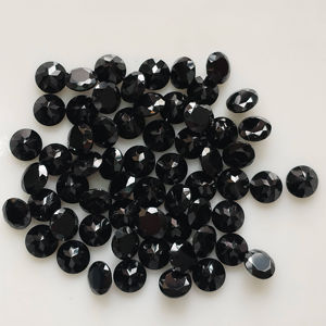 Espinela Negra Natural de 6 mm, Corte Brillante Redondo, Piedras Preciosas Sueltas de la Mejor Calidad para la Fabricación de Joyas - Product Image 2