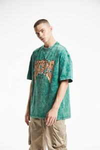 Camiseta de verano de algodón 100% de moda Original para hombre, camisetas de punto de gran tamaño de secado rápido, camisa de manga corta con hombros caídos - Product Image 3