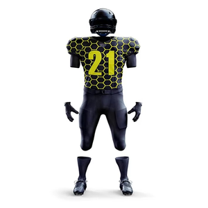 Impresión de logotipo Diseño Tallas grandes Uniforme de fútbol americano Personalizar Colegio Deporte Uniforme de fútbol americano Jerseys - Product Image 4