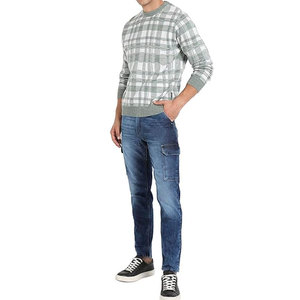 Suéter Transpirable de Cuello Redondo para Hombre, 100% Algodón, Informal de Verano, Tejido de Punto, MOQ Bajo, Precio Económico, Diseño Personalizado - Product Image 5