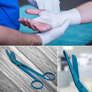 Ciseaux chirurgicaux de qualité médicale avec lames incurvées pour une coupe précise et une utilisation fiable dans les hôpitaux et les cliniques - Product Image 4
