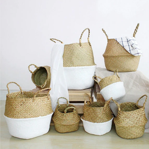 Cesta de almacenamiento tejida a mano multifunción duradera de algas marinas del fabricante vietnamita Artesanía OEM/ODM hecha en Vietnam - Product Image 5