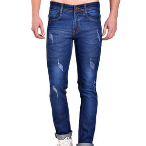 กางเกงยีนส์ผู้ชายขายดี รุ่นลำลองสำหรับกิจกรรมกลางแจ้ง รับตัดตามขนาด ออกแบบ OEM พร้อมสกรีนโลโก้ของคุณเอง - Product Image 1