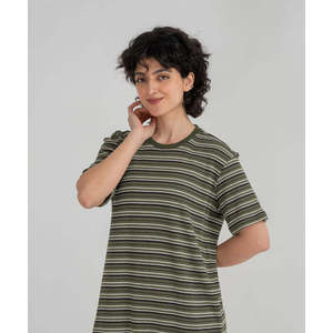 Robe t-shirt rayée pour femme pour l'été - Product Image 4