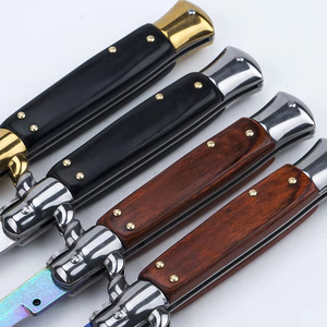 Navaja de Bolsillo Clásica de Estilo Italiano, de Acero Inoxidable, Táctica, Plegable, Multiherramienta, para Campismo, Caza, con Hoja <span class=keywords><strong>440</strong></span> - Product Image 3