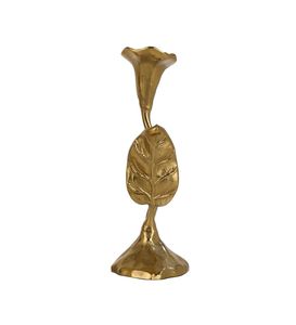 Bougeoir en aluminium doré au design moderne, bougeoir fait main en métal, nouveauté - Product Image 5