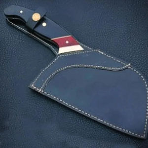 Cuchillo de Chef Burraq Personalizado Hecho a Mano de Acero Inoxidable, Cuchillo Multifuncional con Mango de Madera, Grado DIY OEM/ODM, 10 Pulgadas, 2mm de Grosor - Product Image 3