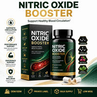 Capsules de renforcement de l'oxyde nitrique, mélange d'arginine, de citrulline, de racine de betterave et de nitrate de spinache, pré-entraînement, endurance, marque privée