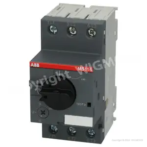 Motor de partida manual ABB 3P 0,55kW 1-1,6A MS116-1,6 1SAM250000R1006