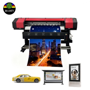 Imprimante à solvant écologique XBH XBH-1901 1,3 m avec têtes I3200 pour impression d'autocollants, de vinyles et de panneaux publicitaires - Product Image 3