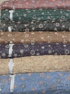 Listo para stock Nuevas cuentas hechas a mano actualizadas Tela de seda importada para hacer vestidos de novia 100% Tela de seda - Product Image 2