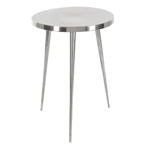 Vente en gros Table console faite à la main en aluminium plaqué or pour décoration intérieure latérale et centrale - Product Image 6